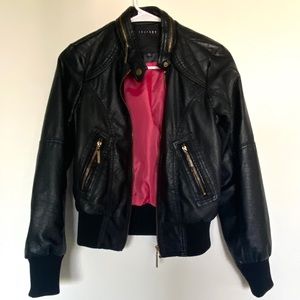 Therapy Vegan Black Motorcycle Jacket